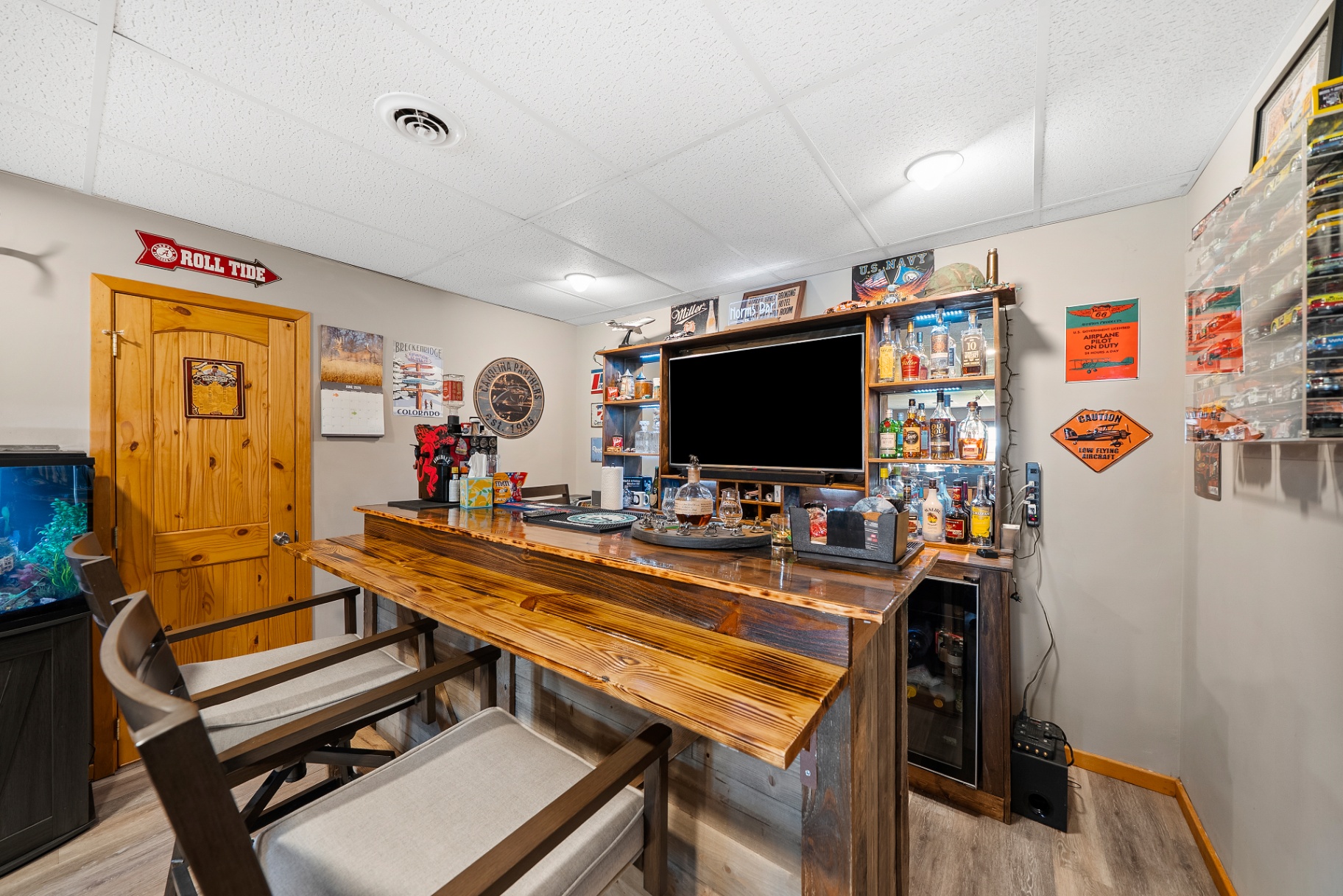 Rec room game area